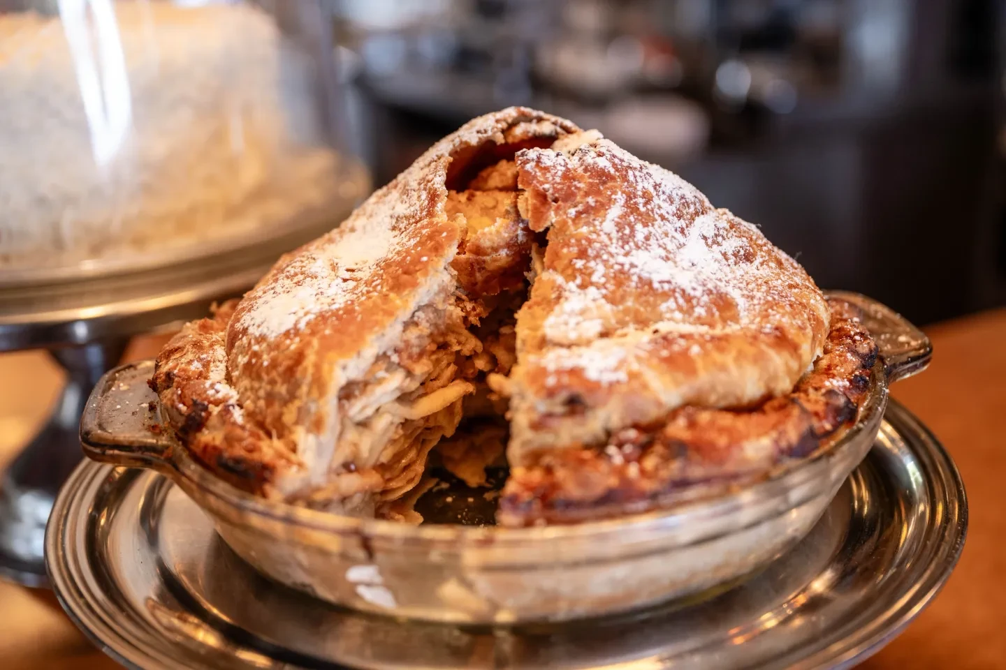Homemade apple pie at City Diner